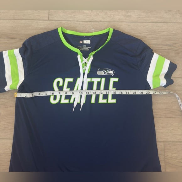 NFL Seattle Blue and Green Jersey - Picture 3 of 7